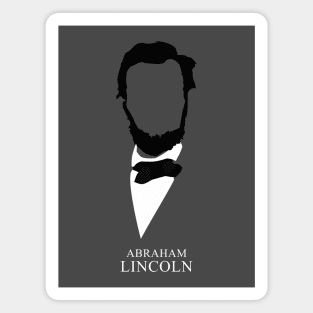 Abraham Lincoln - Minimalist Portrait Magnet